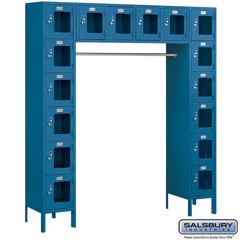 Free Lockers Revit Download 12 Wide Six Tier Box Style Bridge See Through Metal Locker 6 4685